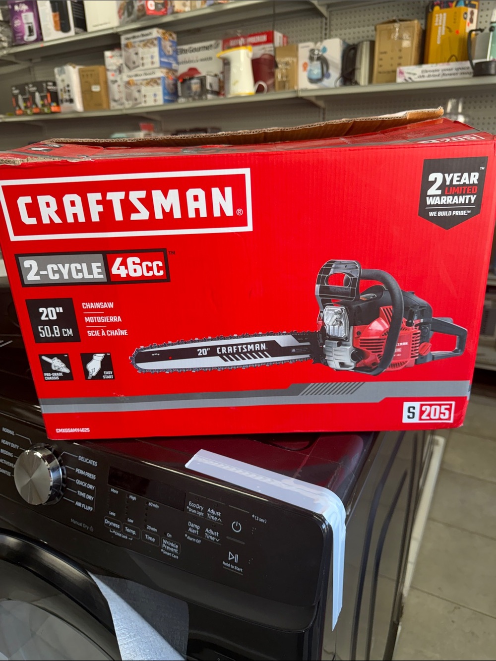 Craftsman 20" 46cc 2-Cycle Chainsaw - Red